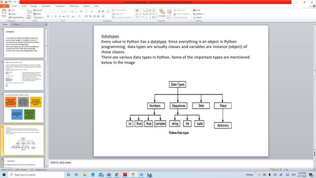 constant and datatype in python смотреть онлайн