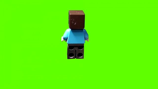 футаж Стив Майнкрафт Лего. footage of Steve from Minecraft. смотреть онлайн