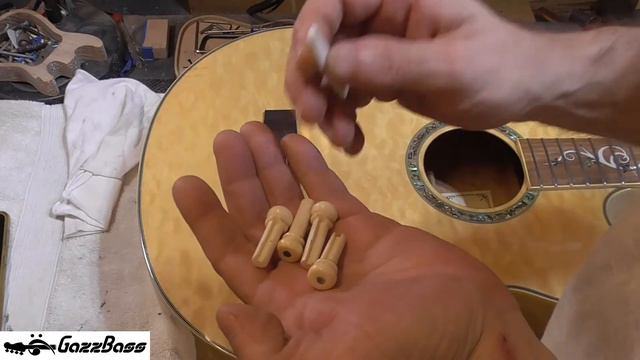 Bass Maintenance - On The Bench - Michael Kelly Dragonfly Acoustic Bass! смотреть онлайн