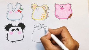 6 DIY идей для стикеров/наклейки заметки/как сделать каклейки для оформления личного дневника