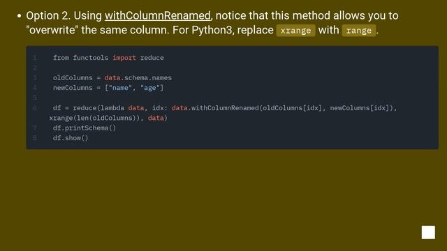 How to change dataframe column names in PySpark? смотреть онлайн