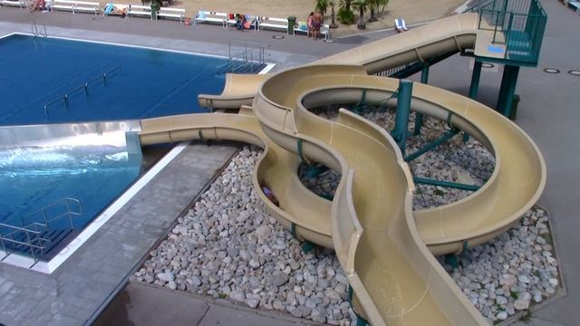 Австрия .Баден . Пляжный басейн с термальными источниками. смотреть онлайн