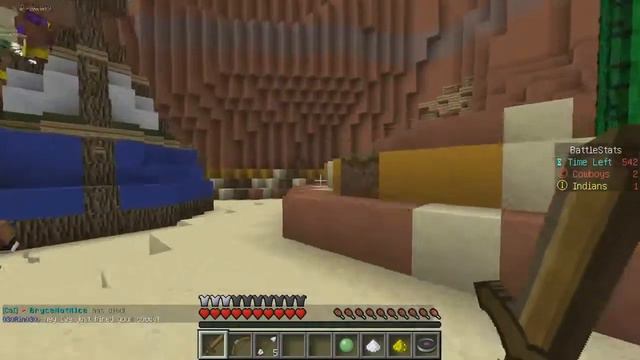 Ковбои против индейцев   Minecraft CowBoys Indians Mini Game