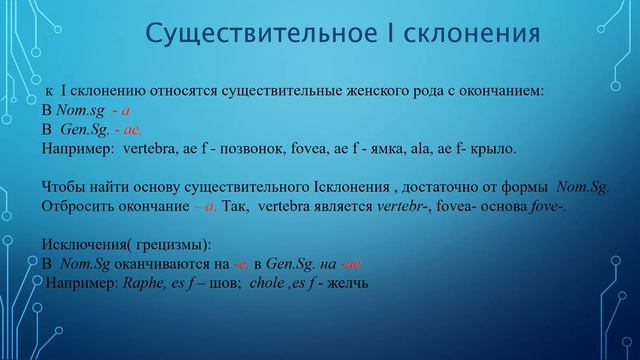 Имя существительное смотреть онлайн