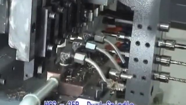 Токарный автомат продольного точения HCS 25B смотреть онлайн