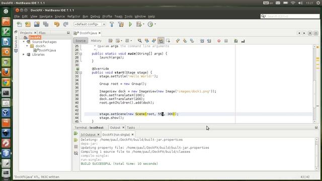 How to write dock application using Java / JavaFX смотреть онлайн