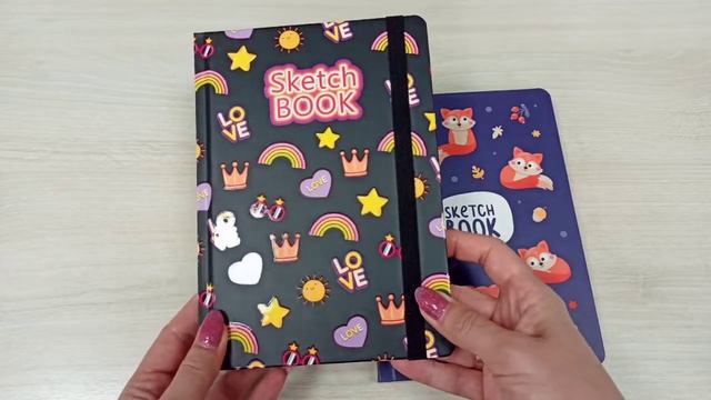 БЛОКНОТ ДЛЯ ТВОРЧЕСТВА. СКЕТЧБУК А5. СТИКЕРЫ. ЛИСИЧКИ смотреть онлайн