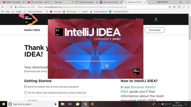 How to Install Intellij IDEA on Windows 8 Windows 10 + Creating First Hello World Java Application смотреть онлайн