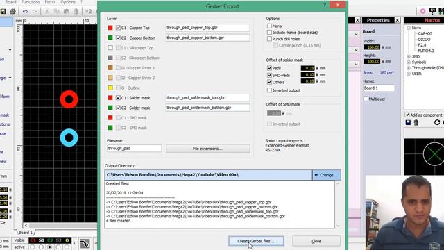 Função Through Pad do Sprint-Layout смотреть онлайн