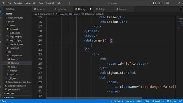 React CRUD App, TODO App in React Js смотреть онлайн
