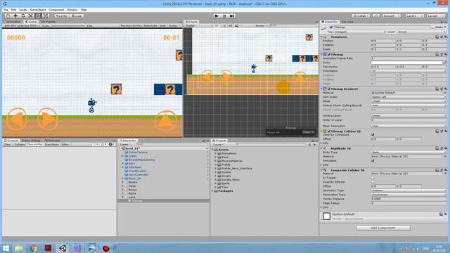 Создание игр в Unity►наш Марио►26 Tiles смотреть онлайн