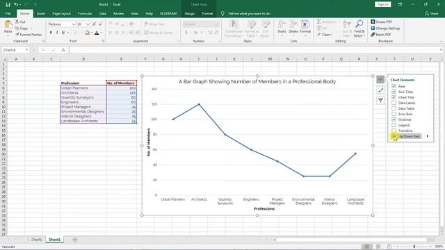 How to Make a Line Graph in Excel смотреть онлайн