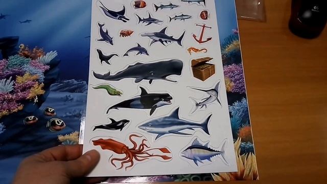 Океан магнитные пазлы стикеры 23 элемента для детей от 3 лет настольная книга игра 8361 Hurricane смотреть онлайн
