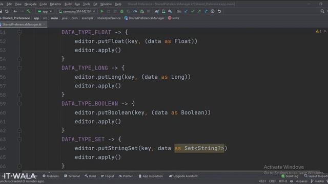 ANDROID - SHARED PREFERENCE || TUTORIAL IN KOTLIN смотреть онлайн