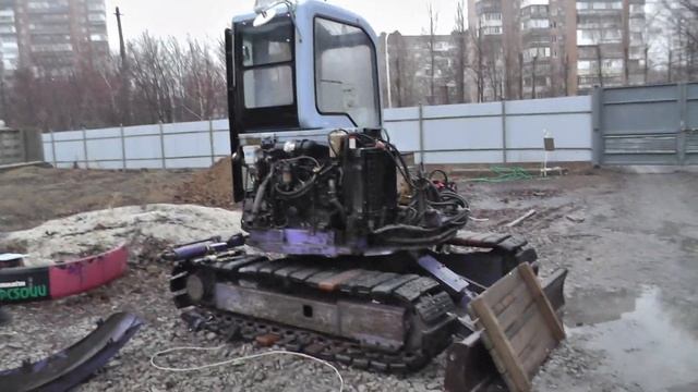 Komatsu pc50uu2. Мини экскаватор. Немного о ремонте. смотреть онлайн