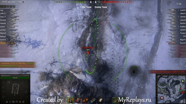 WOT: Arctic Region - M40/M43 - 3 frags смотреть онлайн