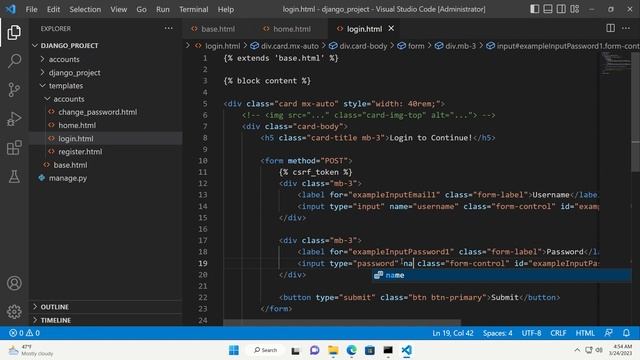 Build a Django Authentication system from scratch смотреть онлайн