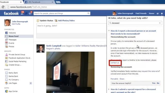 How to Create Facebook Memorial Page смотреть онлайн