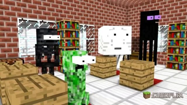Escola Monstro | Monster School - SINGING COMPETITION CHALLENGE | Aula de musica Minecraft Animado смотреть онлайн
