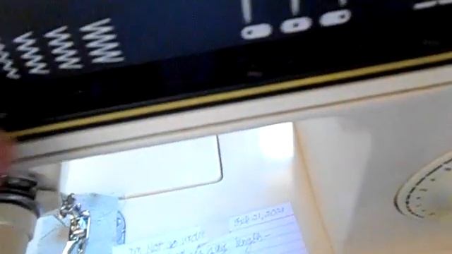 Removing Singer 6212C Top Lid Two