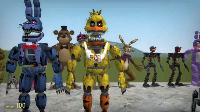 SCARY TEACHER VS FNAF SECURITY BREACH ANIMATRONICS in Garry's Mod!!! смотреть онлайн