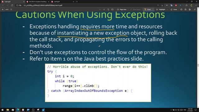 [Ar] Exception Handling смотреть онлайн