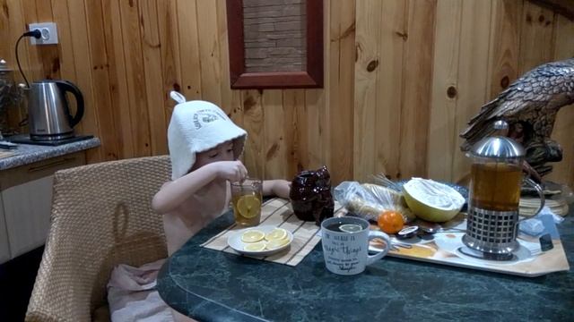 Чайная церемония в бане. Я банщик))) Для детей Kids Children. смотреть онлайн