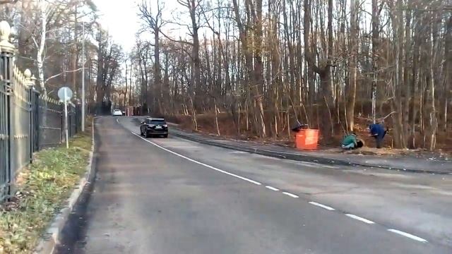 Москва 1284 3-я (третья) Радиальная улица, Верхний Царицынский пруд осень день