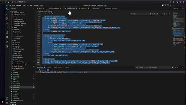 SadTalker Explained - How to set reference videos for eye blinking and head pose... Code included. смотреть онлайн