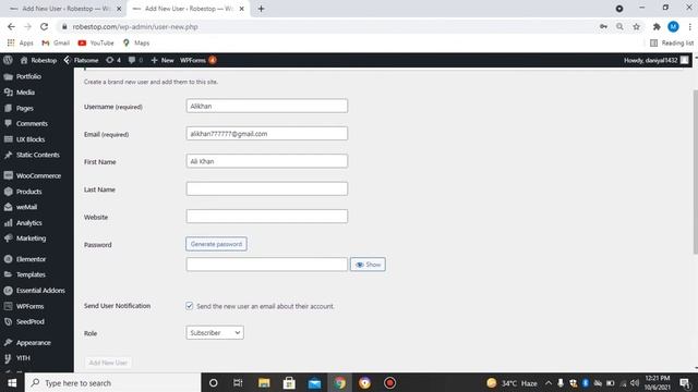 How to add new user in WordPress | D-Tech Tv смотреть онлайн