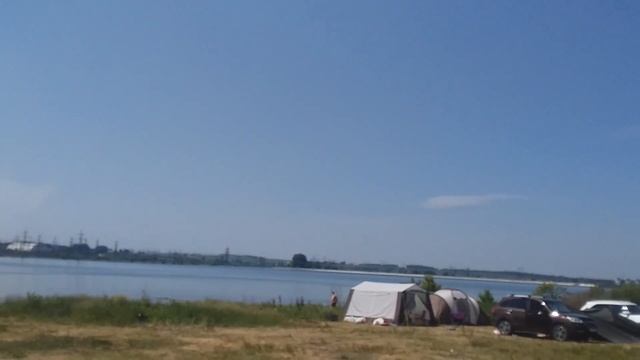 Отдых в палатке на Беловском море. Camping with a tent. смотреть онлайн
