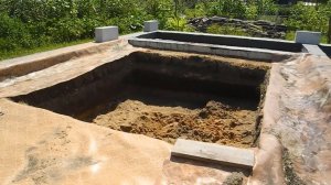 Отсыпка пола и делаем подвал в доме