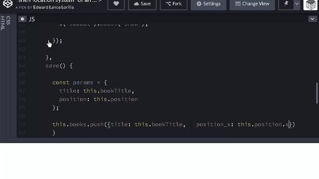 shelf location system Vue javascript смотреть онлайн