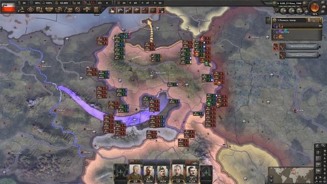HOI4: МАКСИМАЛЬНО УКРЕПЛЁННАЯ ПОЛЬША БУНКЕРАМИ! ВЫЖИВЕТ ЛИ ПОЛЬША? (Hearts Of Iron 4)