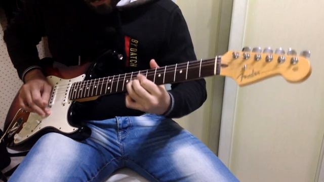 Shine On You Crazy Diamond - Pink Floyd - Guitar Solo Cover HD смотреть онлайн