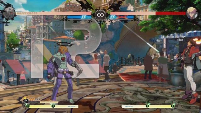 GG Strive Happy Chaos Corner to corner route смотреть онлайн