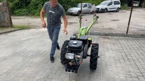 Самый заряженный мотоблок гибрид 18е