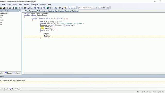 Part 11: Java program | Prime Number Range Program In Java смотреть онлайн