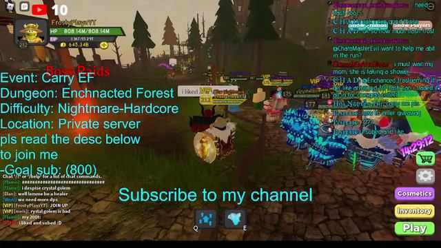 Roblox | Dungeon quest Stream {DQ series} {LIVE} {part 103} carry EF nm смотреть онлайн