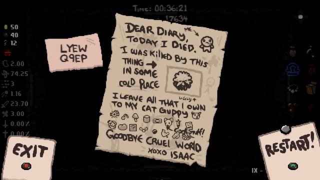 The Binding of Isaac Fiend Folio: The Mother orb's Morse code смотреть онлайн