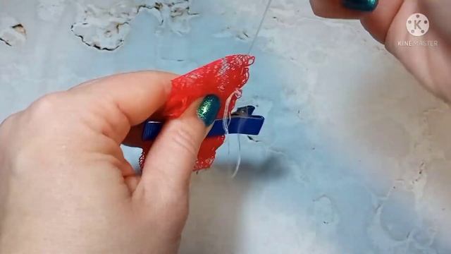 Тройная складка из кружева ?пышно, нарядно ? Бантики на св.Валенина бантики с сердечками МК/diy? смотреть онлайн