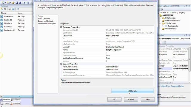 AX 2009 SSIS Bulk Insert смотреть онлайн