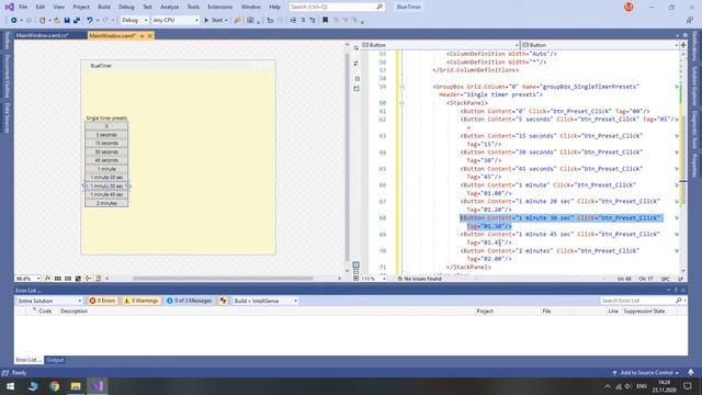 1. Icon, XAML, Binding | WPF C# Timer смотреть онлайн