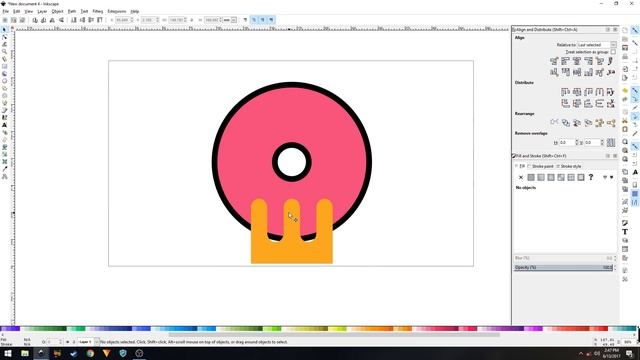 Inkscape Tutorial - Vector Donut смотреть онлайн