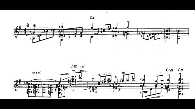 Harold Arlen - Somewhere Over the Rainbow for Guitar (1936) [Score-Video] смотреть онлайн
