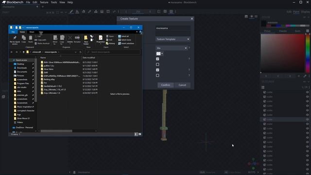 Minecraft MURASAMA 3D Modeling Timelapse (Blockbench, 8X Speed) смотреть онлайн