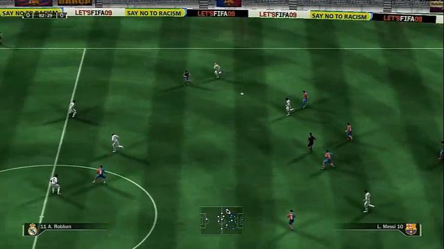 FIFA 09: FC Barcelona - FC Real Madrid (hd) Gameplay смотреть онлайн
