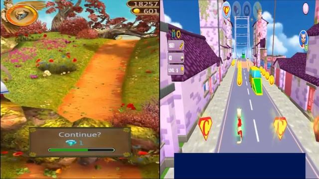 Endless Run Temple Escape vs Princess Cat Lea Run смотреть онлайн