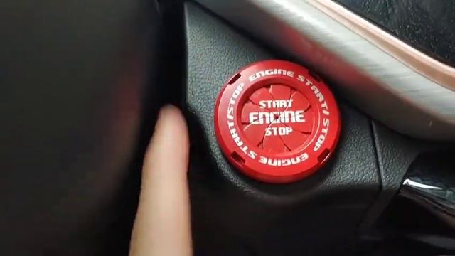 Push To Start Button Cover, Car Engine Start Button Cover Ignition Protective Cover смотреть онлайн