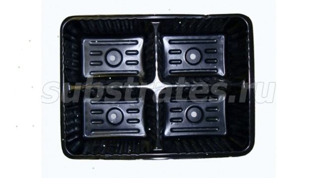 Миникассета для рассады 168x123, 4 ячейки (Рассадный сервис) обзор РС0075 смотреть онлайн